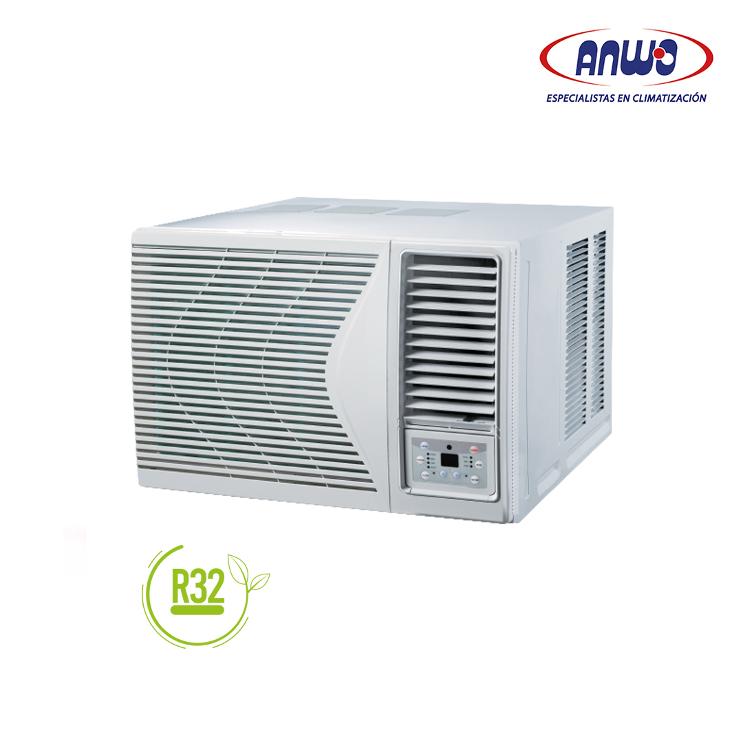 AIRE ACONDICIONADO VENTANA FRIO/CALOR 9000 BTUH R32 SERIE N